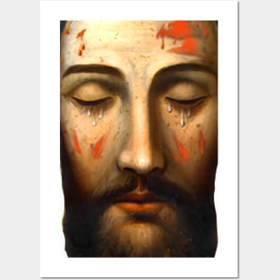 The Holy Face of Jesus Christ suffering martyrdom Posters and Art